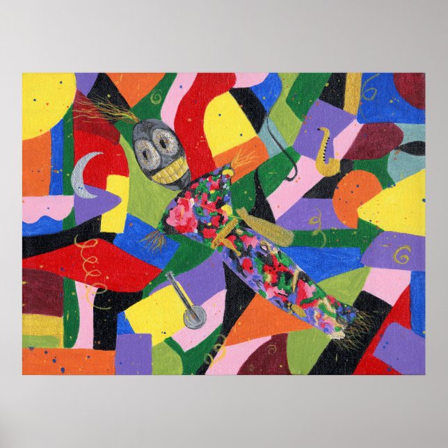 Voodoo Doll Print Poster (Vorne)