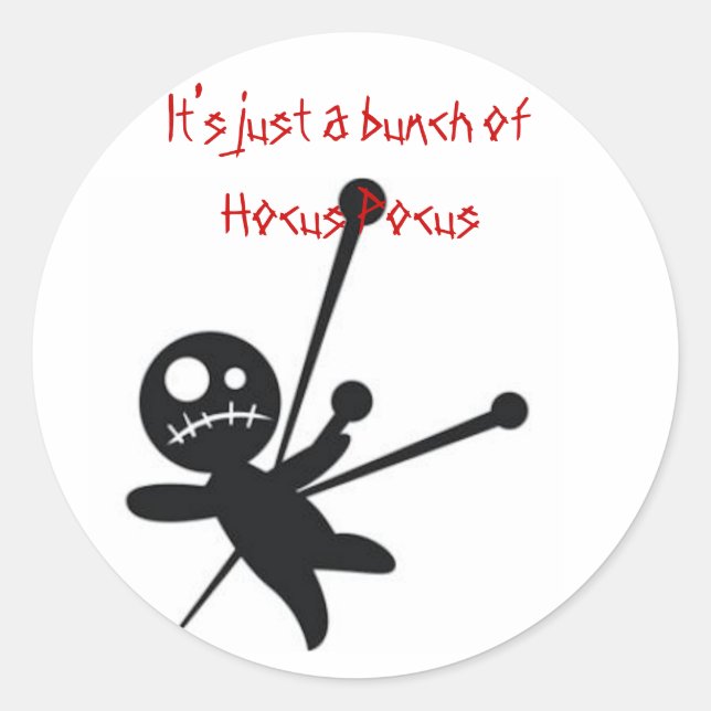 Voodoo Doll Sticker (Vorderseite)
