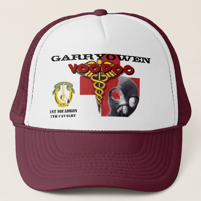 Voodoo-Fernlastfahrer-Hut Truckerkappe (Vorderseite)