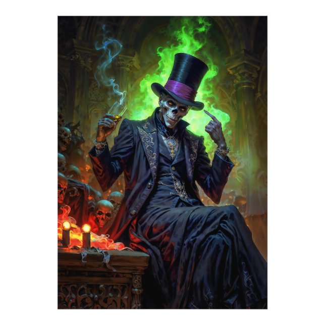 Voodoo Gentleman Baron Samedi Fotodruck (Vorne)