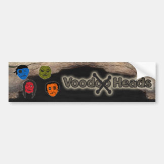 Voodoo Heads ~ Höhle Autoaufkleber
