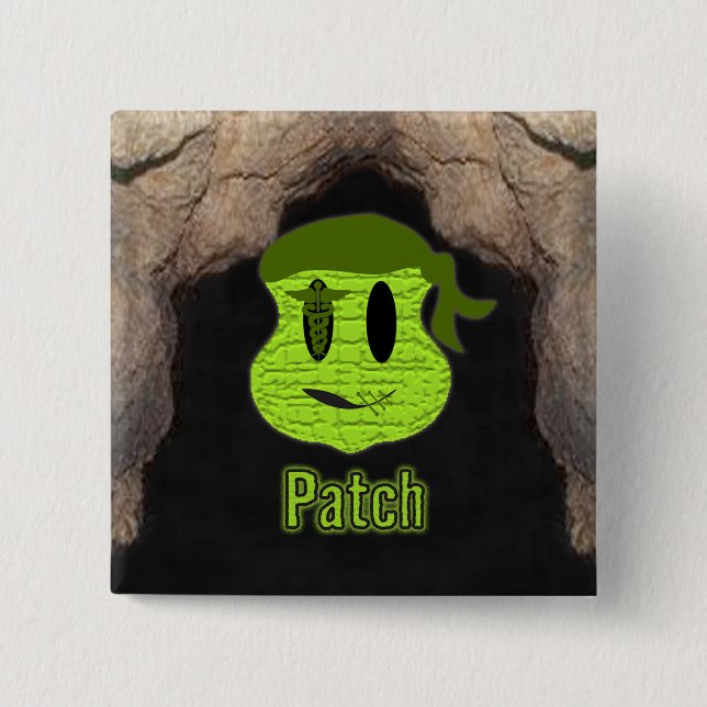 Voodoo Heads ~ Höhle Button (Vorderseite)