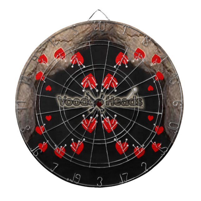 Voodoo Heads ~ Höhle Dartscheibe (vorne)