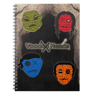 Voodoo Heads ~ Höhle Notizblock