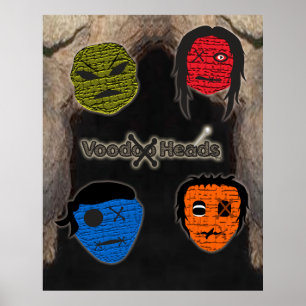 Voodoo Heads ~ Höhle Poster