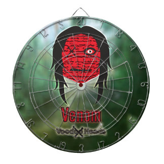 Voodoo Heads ~ Sumpf Dartscheibe