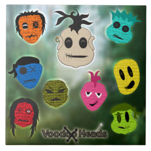 Voodoo Heads ~ Sumpf Fliese