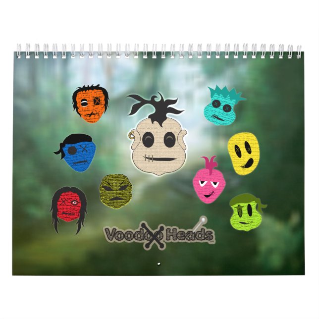 Voodoo Heads ~ Sumpf Kalender (Titelbild)