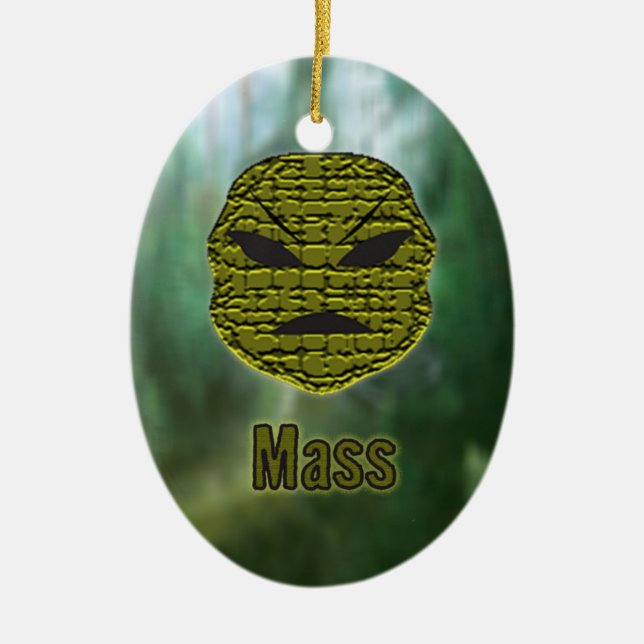 Voodoo Heads ~ Sumpf Keramikornament (Vorne)