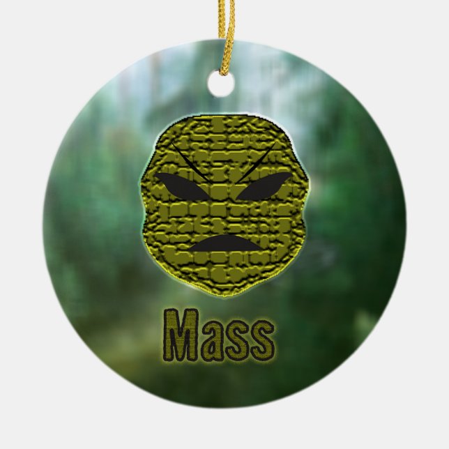 Voodoo Heads ~ Sumpf Keramikornament (Vorne)