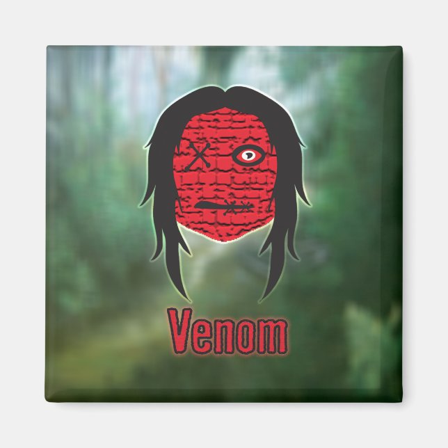 Voodoo Heads ~ Sumpf Magnet (Vorne)