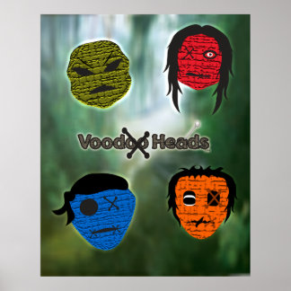 Voodoo Heads ~ Sumpf Poster