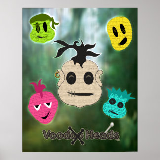 Voodoo Heads ~ Sumpf Poster