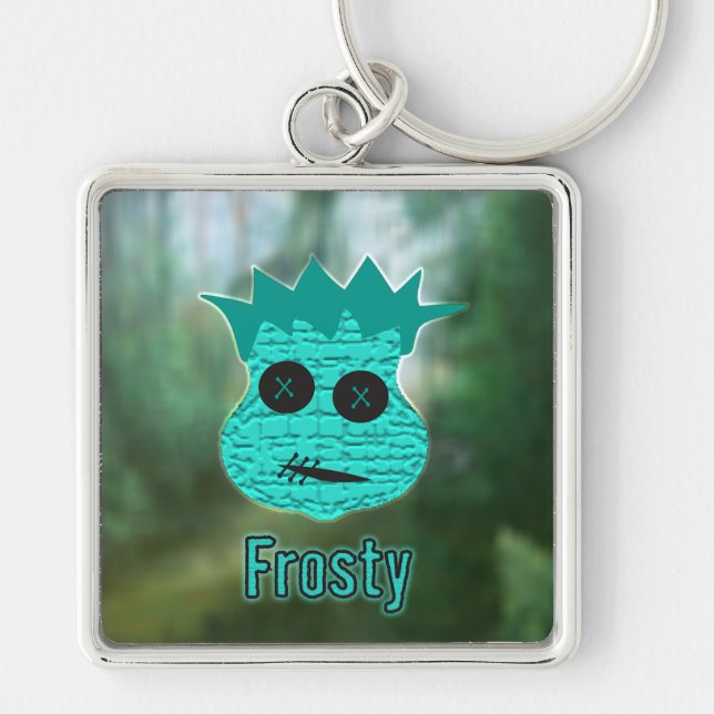 Voodoo Heads ~ Sumpf Schlüsselanhänger (Vorne)