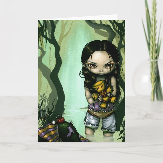 "Voodoo im Bayou" Gruß-Karte Karte (Vorderseite)