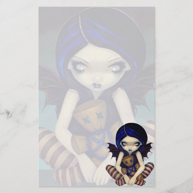 "Voodoo im blauen" Briefpapier (Vorderseite)