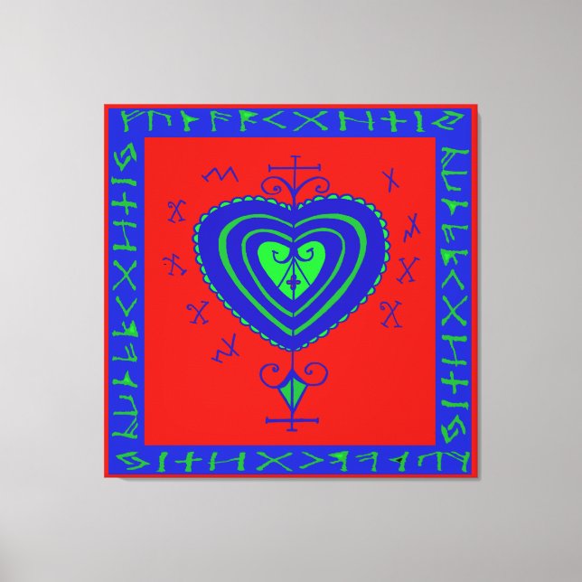 Voodoo Irdische Mutter Leinwand (Vorderseite)