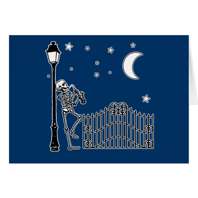 Voodoo-Jazzsaxophone-Spieler (Vorderseite (Horizontal))