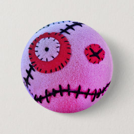 Voodoo-Lösungsmittel-Rosa Button