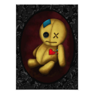 Voodoo Lumpenpuppe Fotodruck