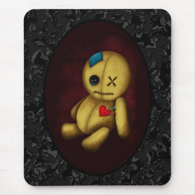 Voodoo Lumpenpuppe Mousepad (Vorne)