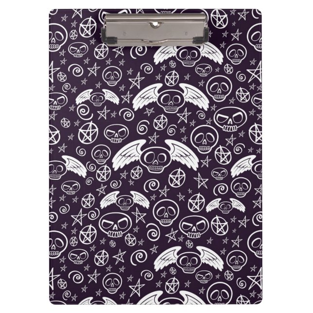 "Voodoo-" Muster Klemmbrett (Vorderseite)