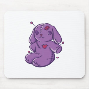 Voodoo-Puppe - Halloween-Hase Mousepad