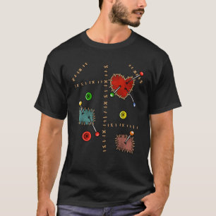 Voodoo-Puppe Halloween-Kostüm Gruselige Hexerei Ge T-Shirt