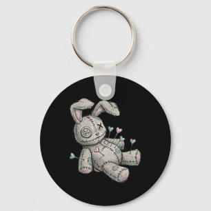 Voodoo-Puppe Hase Nadeln Herz Herzschmerz Ostern Schlüsselanhänger
