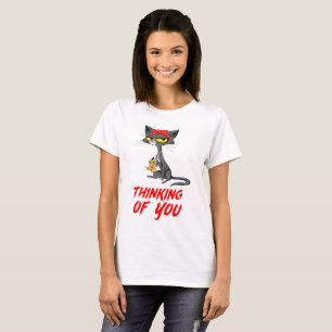 Voodoo-Puppe-Katze 'Denk an Dich' T-Shirt