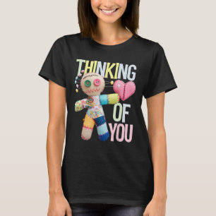 Voodoo-Puppe Süßer dunkler Humor Liebe Sarkasmus F T-Shirt