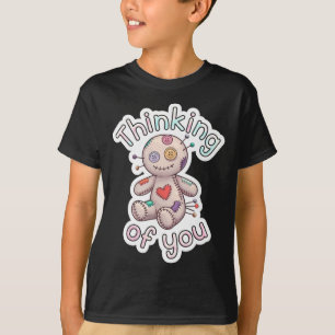 Voodoo-Puppe Süßer dunkler Humor Liebe Sarkasmus F T-Shirt