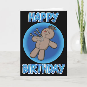 Voodoo-Puppen-Geburtstags-Karte Karte