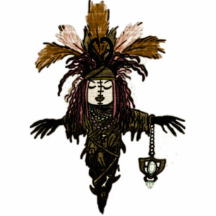 Voodoo-Puppen-Magnet Fotoskulptur Magnet