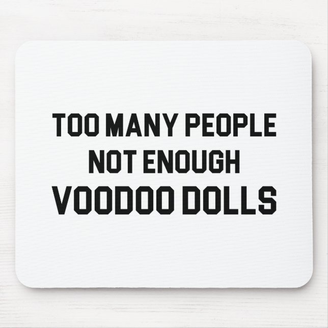 Voodoo-Puppen Mousepad (Vorne)