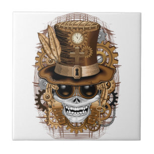 Voodoo-Retro-Maschine Fliese