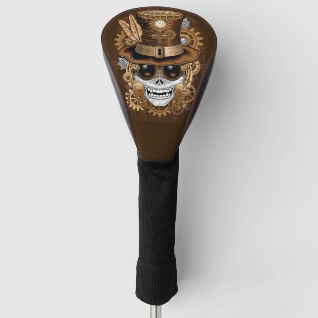 Voodoo-Retro-Maschine Golf Headcover (Vorderseite)