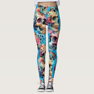 Voodoo Skull Leggings