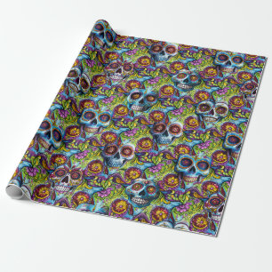 Voodoo Sugar Skulls Geschenkpapier