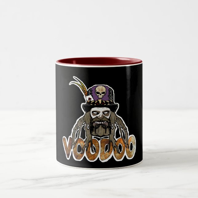 Voodoo-Tasse Zweifarbige Tasse (Mittel)