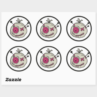 Voodoo Token Classic Round Stickers