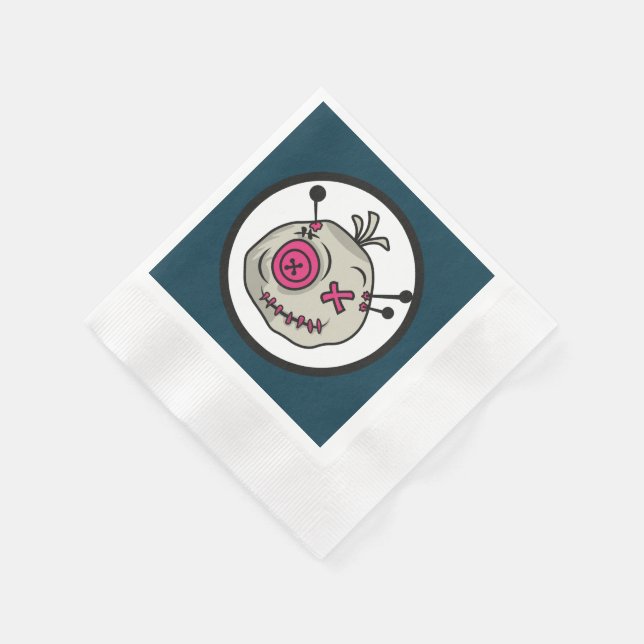 Voodoo Token Papier Napkins Cocktail Cocktail Serviette (Ecke)