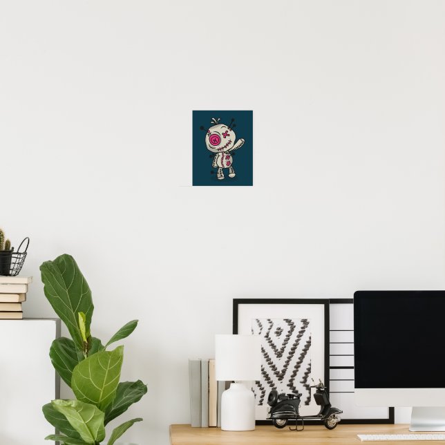 Voodoo Token Vertikales Poster (Heimbüro)