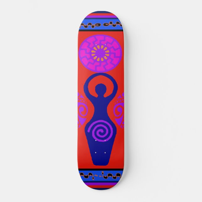 VooDoo Triple Göttin Skateboard (Vorderseite)
