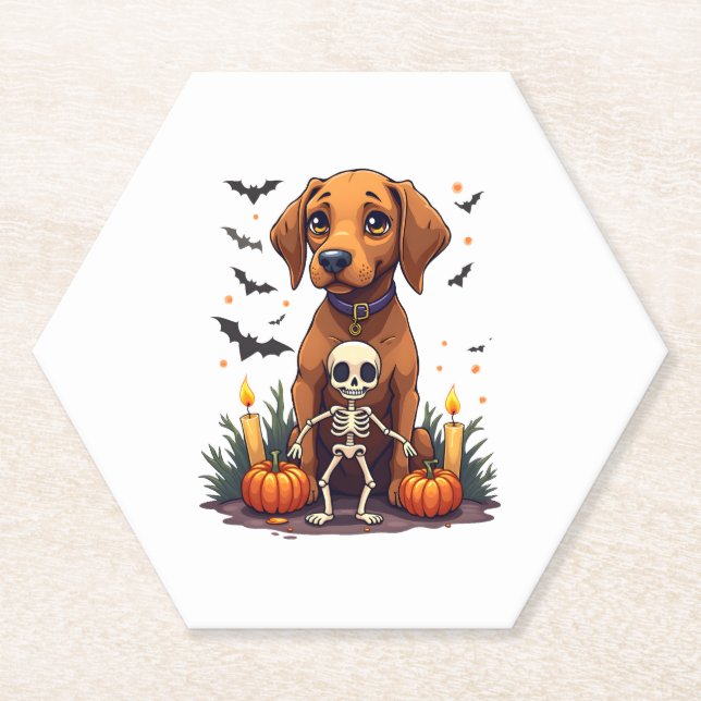 Voodoo Vizsla Dog Untersetzer (Vorderseite)