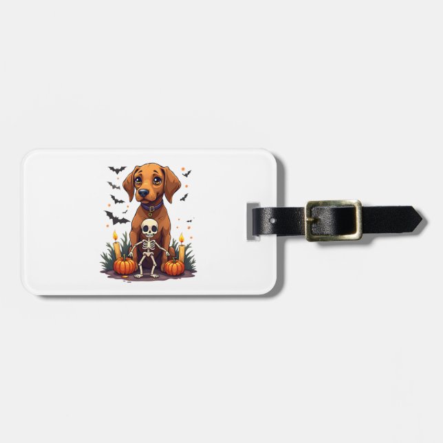 Voodoo Vizsla Hund Gepäckanhänger (Vorderseite horizontal)