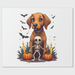 Voodoo Vizsla Hund Geschenkpapier