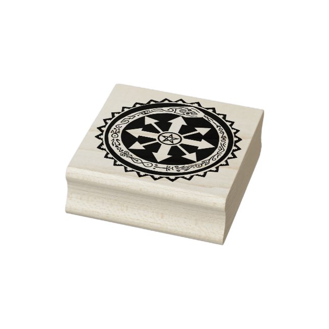 VooDou Chaos Symbol Orobourus Gummistempel (Stempel)