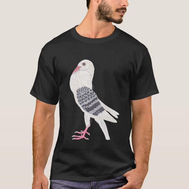 VOORBURG SHIELD CROPPER PIGEON T-Shirt (Vorderseite)