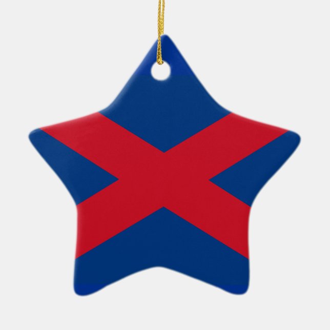 Voortrekker-Flagge Keramikornament (Vorne)